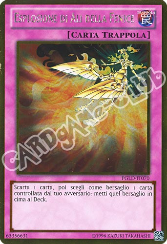 PGLD-IT070 Esplosione di Ali della Fenice rara oro unlimited (IT) -NEAR MINT-