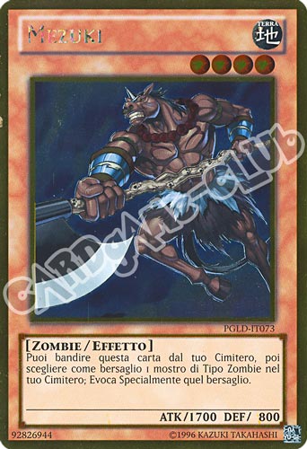 PGLD-IT073 Mezuki rara oro unlimited (IT) -NEAR MINT-