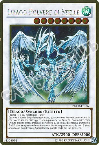 PGLD-IT076 Drago Polvere di Stelle rara oro unlimited (IT) -NEAR MINT-