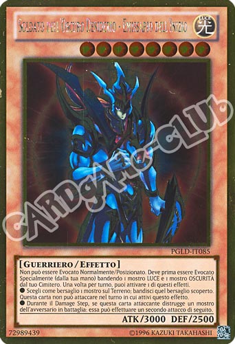 PGLD-IT085 Soldato dell'Oscuro Desiderio - Emissario dell'Inizio rara oro unlimited (IT) -NEAR MINT-