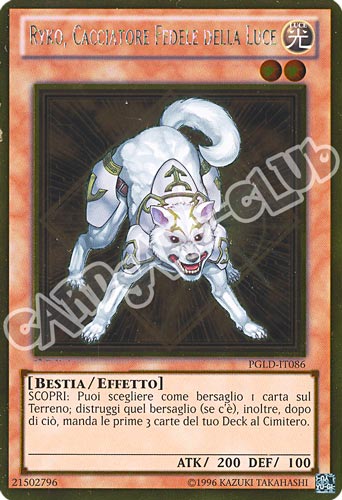 PGLD-IT086 Ryko, Cacciatore Fedele della Luce rara oro unlimited (IT) -NEAR MINT-