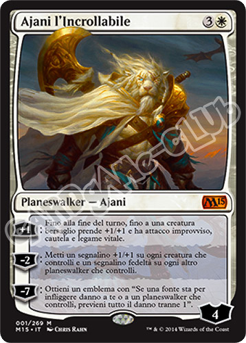 001 / 269 Ajani l'Incrollabile rara mitica (IT) -NEAR MINT-