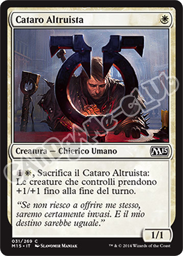 031 / 269 Cataro Altruista comune (IT) -NEAR MINT-