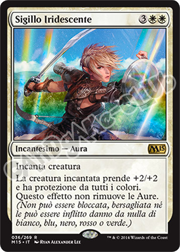 036 / 269 Sigillo Iridescente rara (IT) -NEAR MINT-