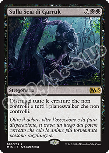 100 / 269 Sulla Scia di Garruk rara (IT) -NEAR MINT-