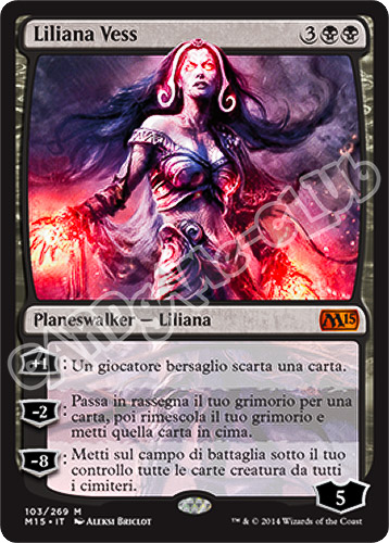 103 / 269 Liliana Vess rara mitica (IT) -NEAR MINT-