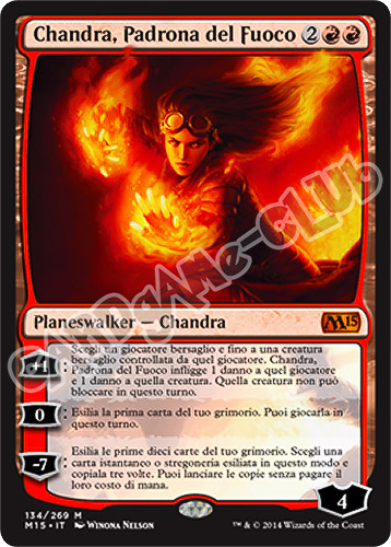134 / 269 Chandra, Padrona del Fuoco rara mitica (IT) -NEAR MINT-