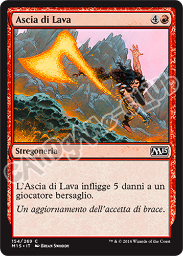 154 / 269 Ascia di Lava comune (IT) -NEAR MINT-