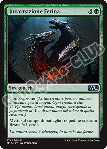 174 / 269 Incarnazione Ferina non comune (IT) -NEAR MINT-