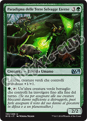 190 / 269 Paradigma delle Terre Selvagge Eterne non comune (IT) -NEAR MINT-
