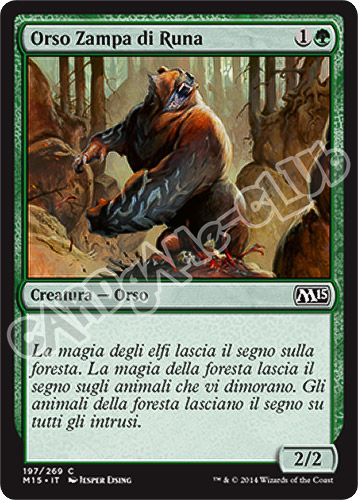 197 / 269 Orso Zampa di Runa comune (IT) -NEAR MINT-