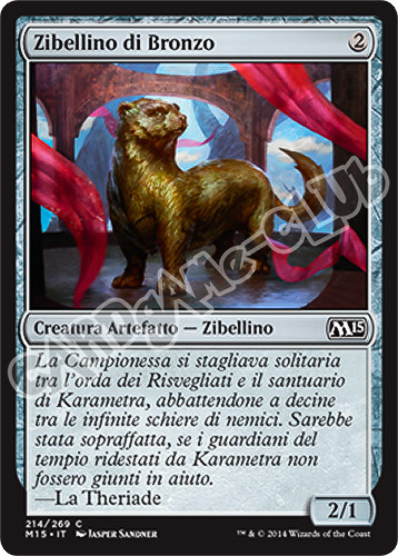 214 / 269 Zibellino di Bronzo comune (IT) -NEAR MINT-