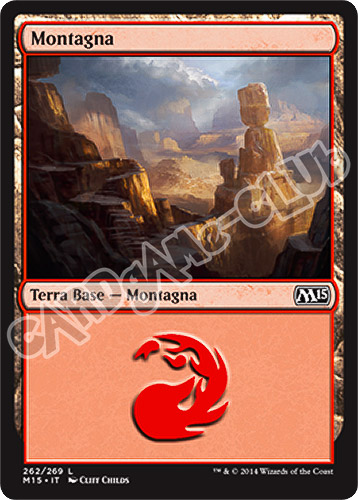 262 / 269 Montagna comune (IT) -NEAR MINT-