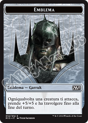 14 / 14 Emblema Garruk comune (IT) -NEAR MINT-