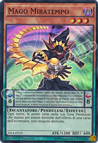 YS14-IT010 Mago Miratempo super rara 1a Edizione (IT) -NEAR MINT-