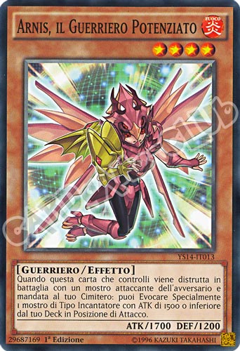 YS14-IT013 Arnis, il Guerriero Potenziato comune 1a Edizione (IT) -NEAR MINT-