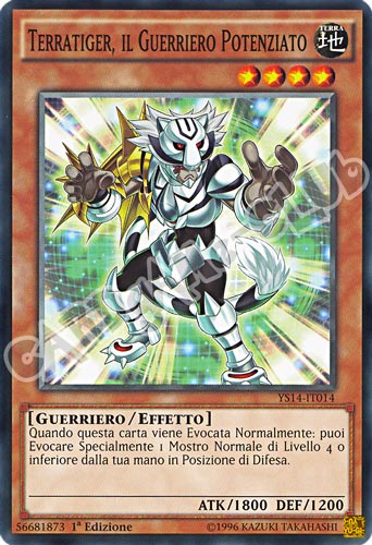 YS14-IT014 Terratiger, il Guerriero Potenziato comune 1a Edizione (IT) -NEAR MINT-