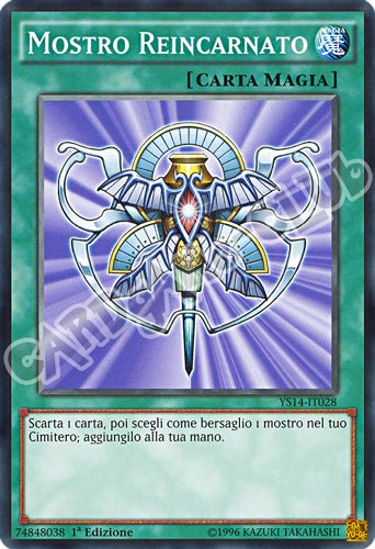 YS14-IT028 Mostro Reincarnato comune 1a Edizione (IT) -NEAR MINT-