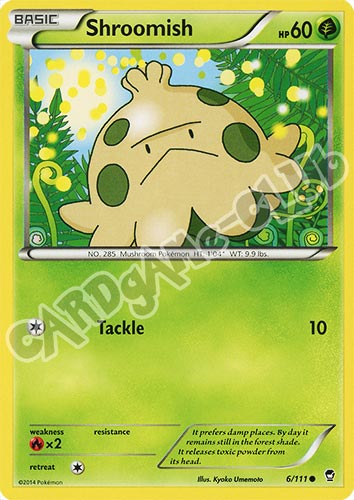 006 / 113 Shroomish comune normale (EN) -NEAR MINT-