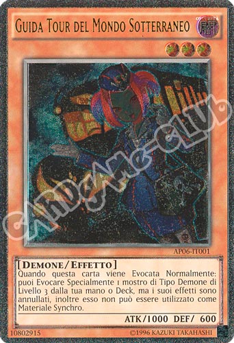 AP06-IT001 Guida Tour del Mondo Sotterraneo rara ultimate (IT) -NEAR MINT-