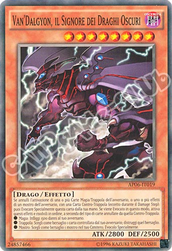 AP06-IT019 Van'Dalgyon, il Signore dei Draghi Oscuri comune (IT) -NEAR MINT-