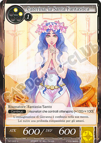 TAT1-IT002 Caterina, la Santa Fantastica non comune normale (IT) -NEAR MINT-