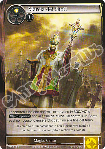 TAT1-IT011 Marcia dei Santi comune normale (IT) -NEAR MINT-