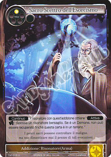 TAT1-IT015 Sacro Scettro dell'Esorcismo non comune normale (IT) -NEAR MINT-