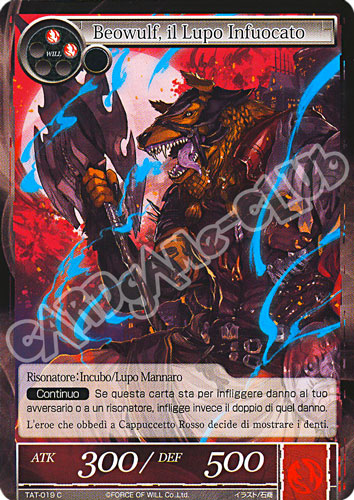 TAT1-IT019 Beowulf, il Lupo Infuocato comune normale (IT) -NEAR MINT-