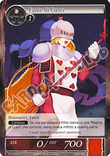 TAT1-IT022 Fante di Cuori comune normale (IT) -NEAR MINT-