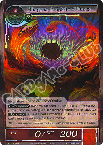 TAT1-IT028 Fthaggua, lo Spirito di Fuoco rara normale (IT) -NEAR MINT-