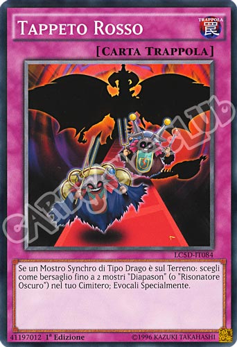 LC5D-IT084 Tappeto Rosso comune 1a Edizione (IT) -NEAR MINT-