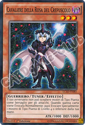 LC5D-IT085 Cavaliere della Rosa del Crepuscolo comune 1a Edizione (IT) -GOOD-