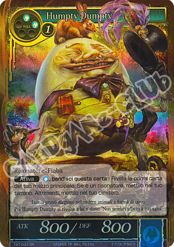 TAT1-IT043 Humpty Dumpty super rara foil (IT) -NEAR MINT-