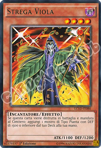 LC5D-IT086 Strega Viola rara 1a Edizione (IT) -NEAR MINT-