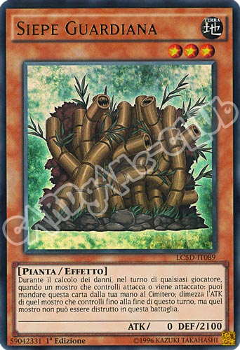 LC5D-IT089 Siepe Guardiana ultra rara 1a Edizione (IT) -NEAR MINT-
