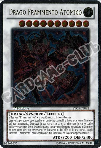 STOR-IT043 Drago Frammento Atomico rara ultimate 1a Edizione (IT)  -PLAYED-