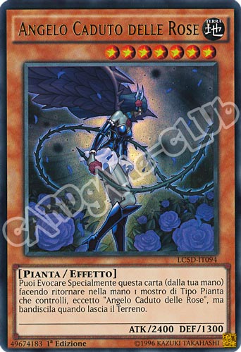 LC5D-IT094 Angelo Caduto delle Rose ultra rara 1a Edizione (IT) -NEAR MINT-