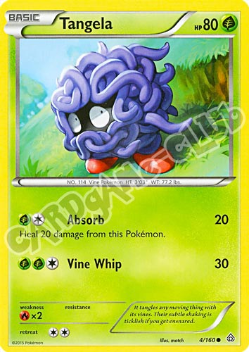 004 / 164 Tangela comune normale (EN) -NEAR MINT-