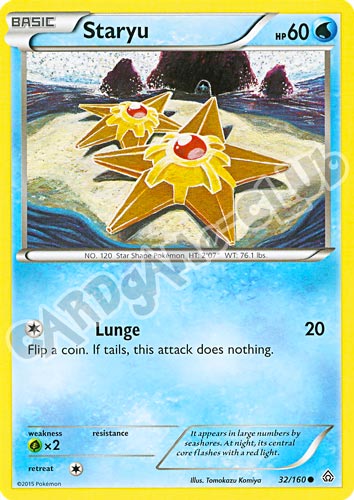 032 / 164 Staryu comune normale (EN) -NEAR MINT-