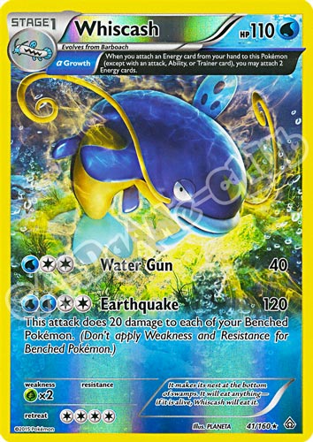 041 / 164 Whiscash rara foil reverse (EN) -NEAR MINT-