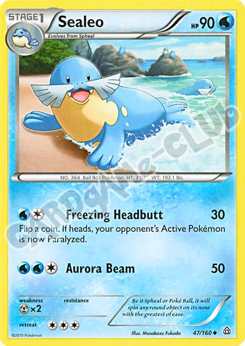 047 / 164 Sealeo non comune normale (EN) -NEAR MINT-