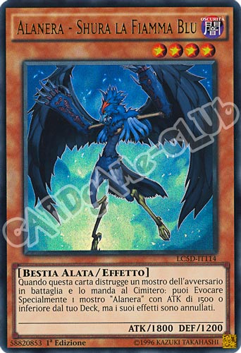 LC5D-IT114 Alanera - Shura la Fiamma Blu ultra rara 1a Edizione (IT) -NEAR MINT-