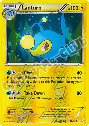 058 / 164 Lanturn non comune foil reverse (EN) -NEAR MINT-