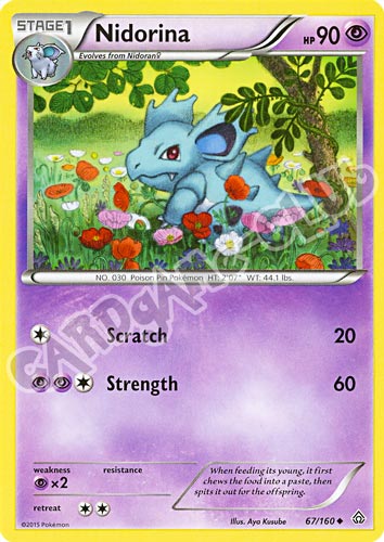 067 / 164 Nidorina non comune normale (EN) -NEAR MINT-