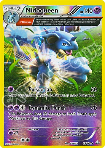 069 / 164 Nidoqueen rara foil reverse (EN) -NEAR MINT-