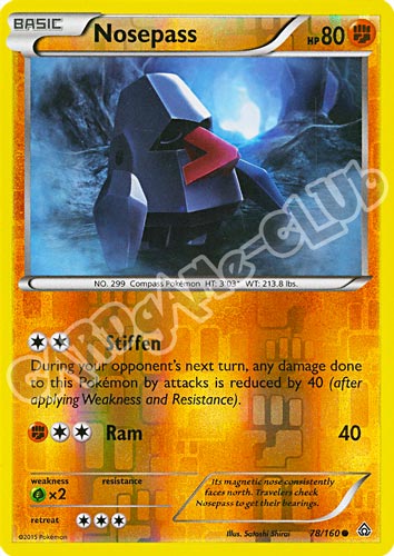 078 / 164 Nosepass comune foil reverse (EN) -NEAR MINT-