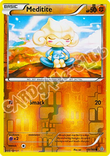 079 / 164 Meditite comune foil reverse (EN) -NEAR MINT-