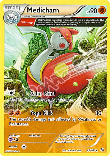 081 / 164 Medicham rara normale (EN) -NEAR MINT-