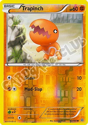 082 / 164 Trapinch comune foil reverse (EN) -NEAR MINT-